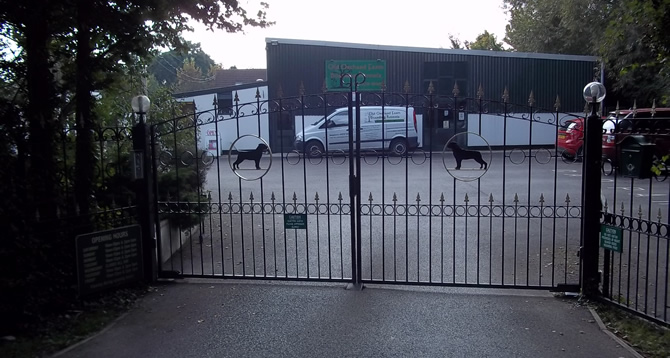 Bridgwater Boarding Kennels Entrance